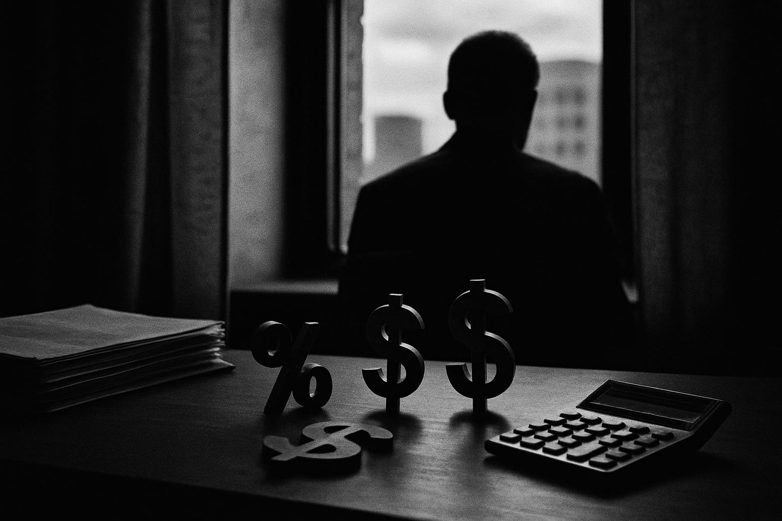 Grayscale editorial illustration: The Dividend Comeback: Boring Is the New Alpha